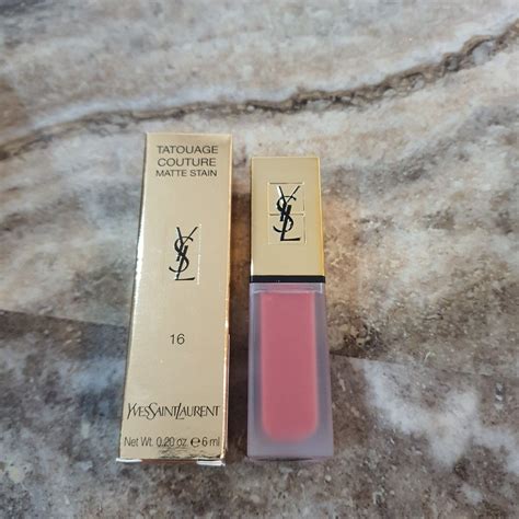 ysl tatouage couture matte stain nude emblem